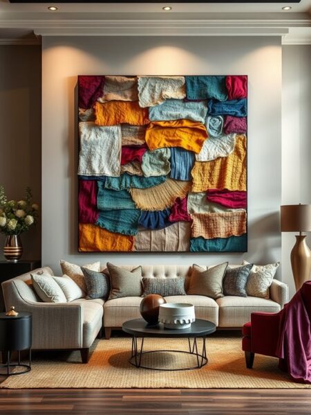 25 Modern Fabric Wall Decor Ideas