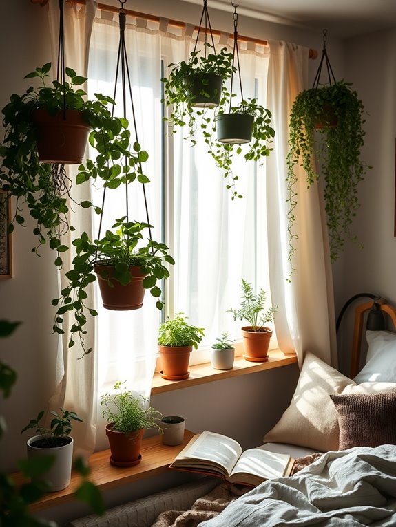 homegrown culinary herbs indoor