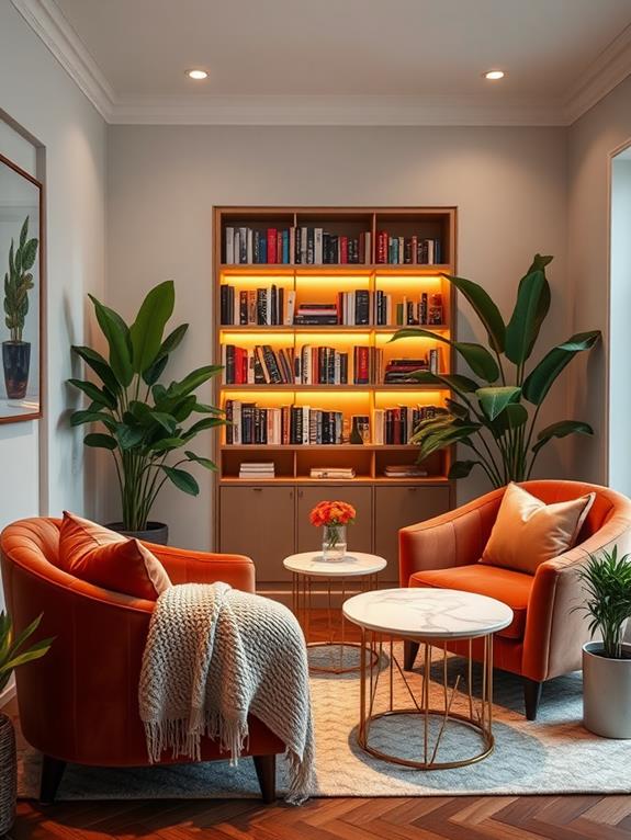 calm cozy reading spaces