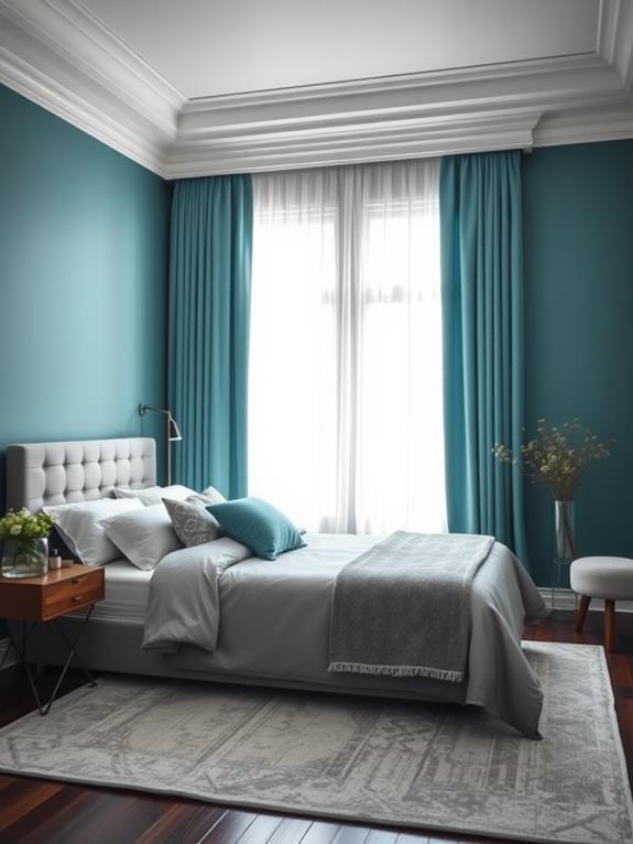 teal gray color scheme