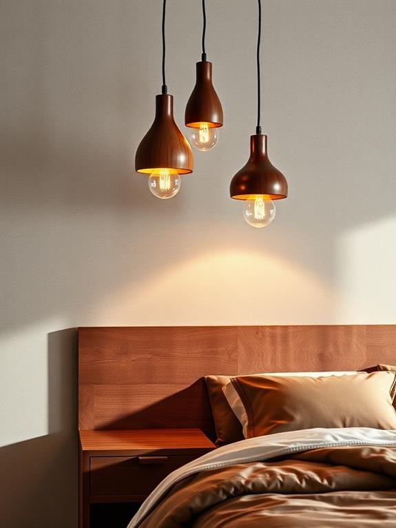 distinctive cherry wood illumination