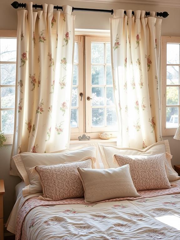 charming cottage style window treatments