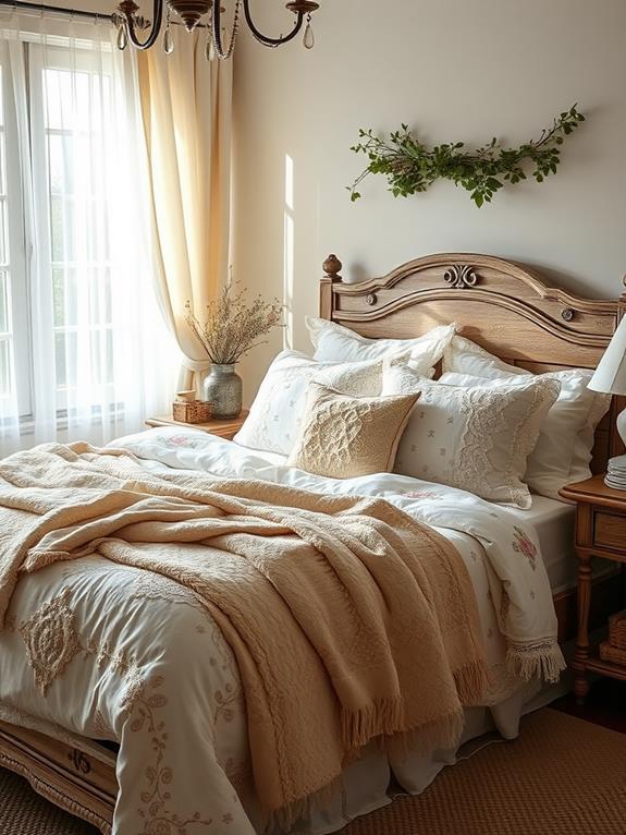 textured and coordinated bedding