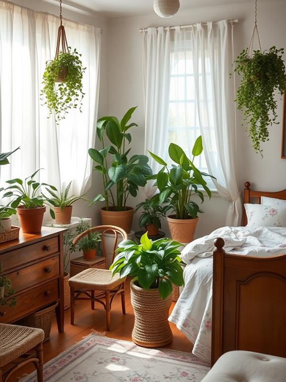 indoor potted plant care