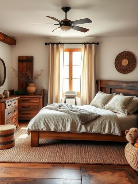 24 Earthy Bedroom Ideas