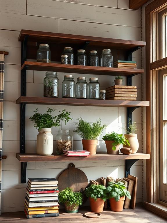 creative open shelving solutions