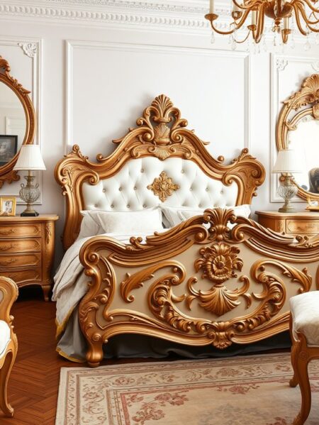 23 Modern French Rococo Bedroom Ideas