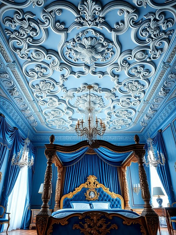 ornate ceiling decorative details