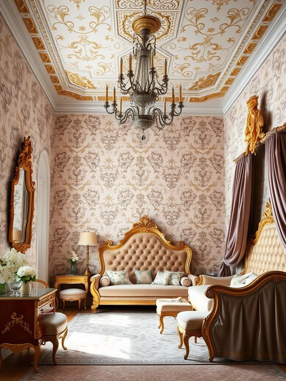 ornate rococo style design