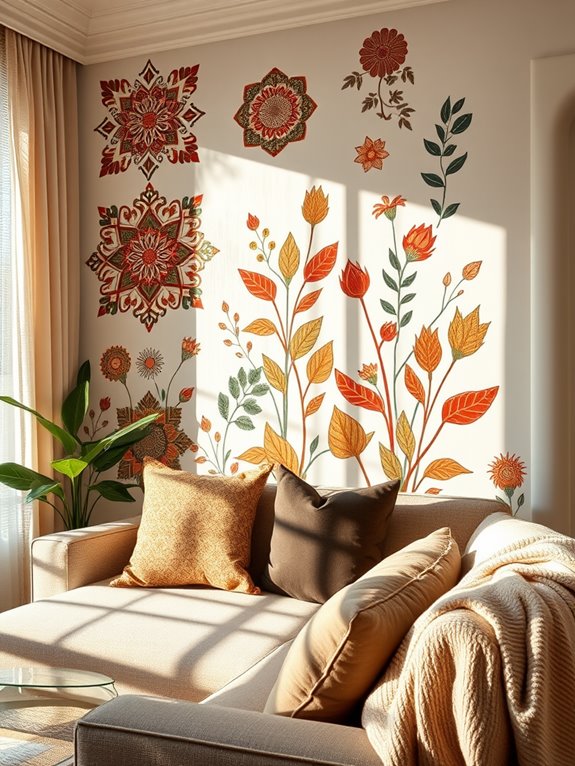 removable fabric wall stickers