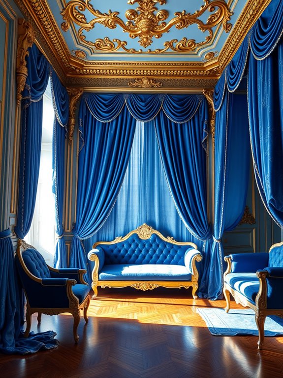 sophisticated azure window treatments