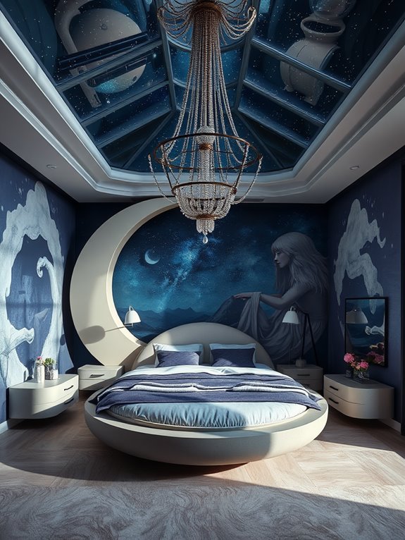 surrealism inspired bedroom designs