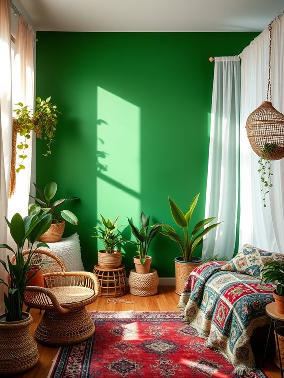 vibrant eco friendly interiors