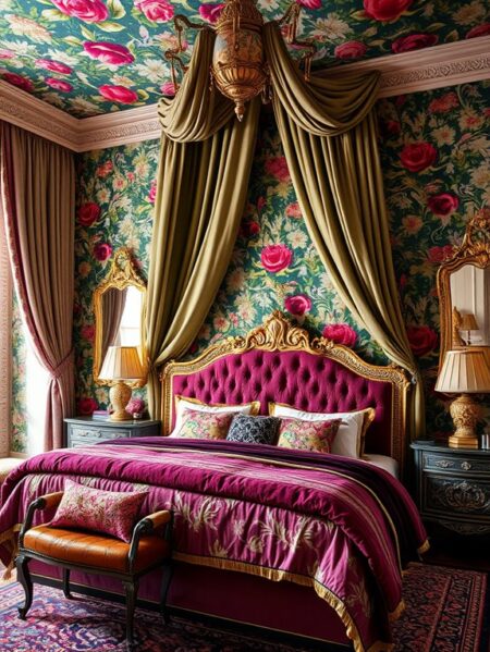 20 Vintage Maximalism Bedroom Decor Ideas