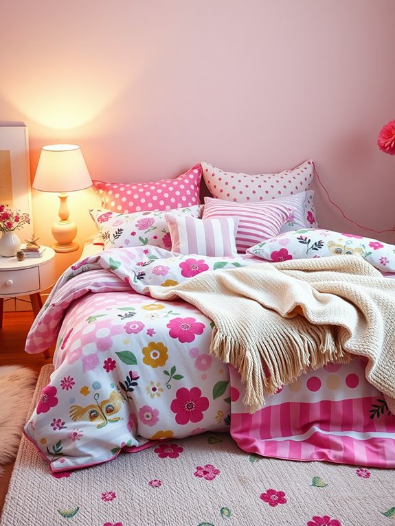 whimsical bedspread design ideas