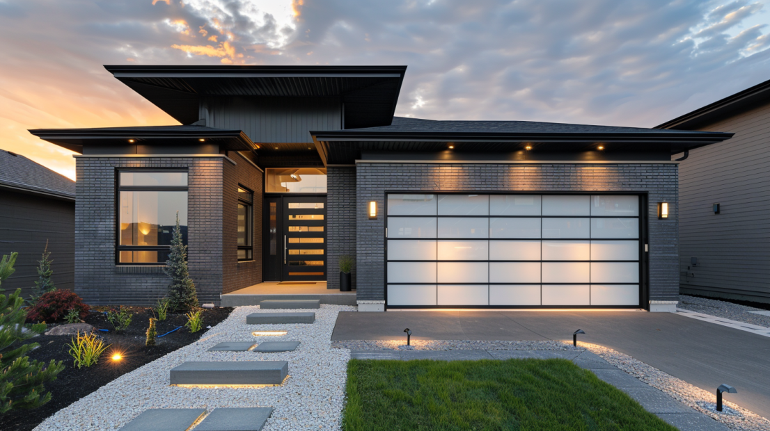 25+ Garage Door Color Ideas for Brick Houses
