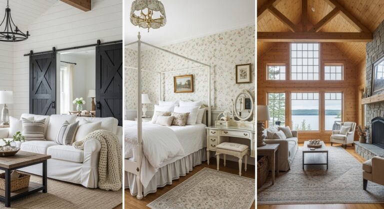 The Difference Between Farmhouse, Cottage, and Lake House Décor