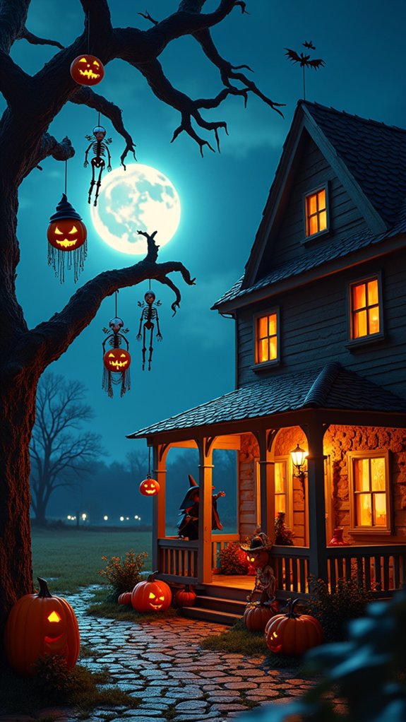 animated spooky interactive figures