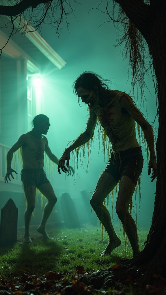 animated zombie yard decor