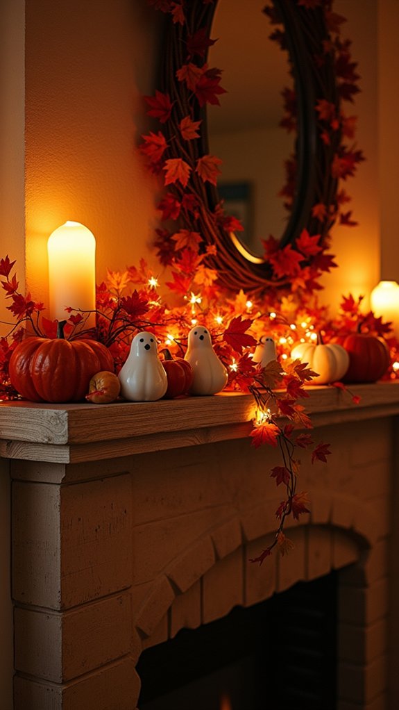 autumn inspired halloween decor
