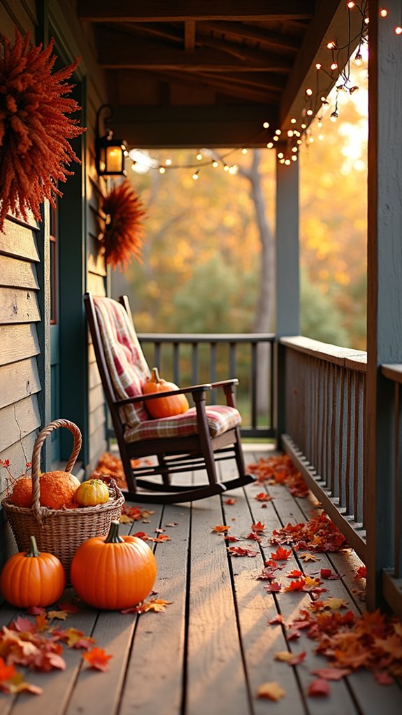 autumn leaves create coziness
