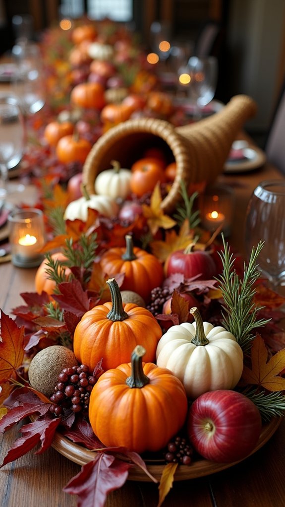 autumn seasonal centerpiece inspiration