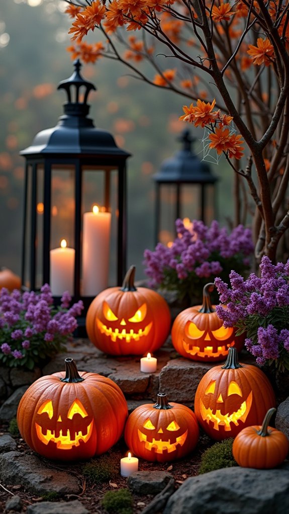 botanical halloween outdoor decor