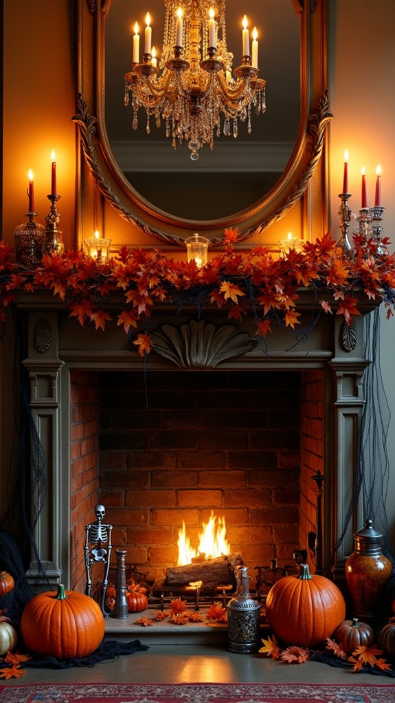 charming chandelier halloween accents