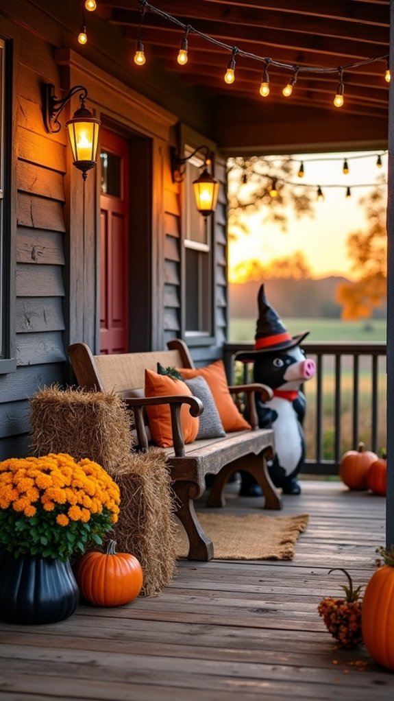 charming farmhouse halloween decor