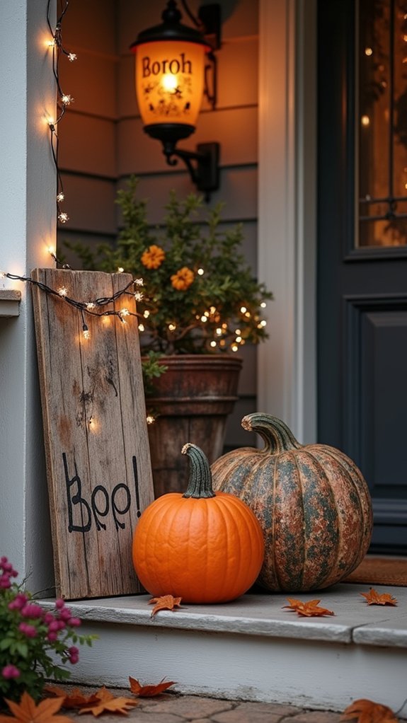 charming personalized halloween decor