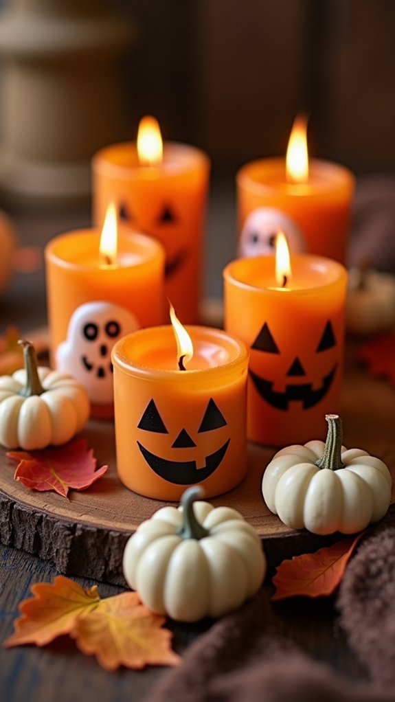 cheerful autumn ambiance candles