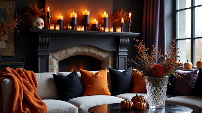 chic indoor halloween decorations
