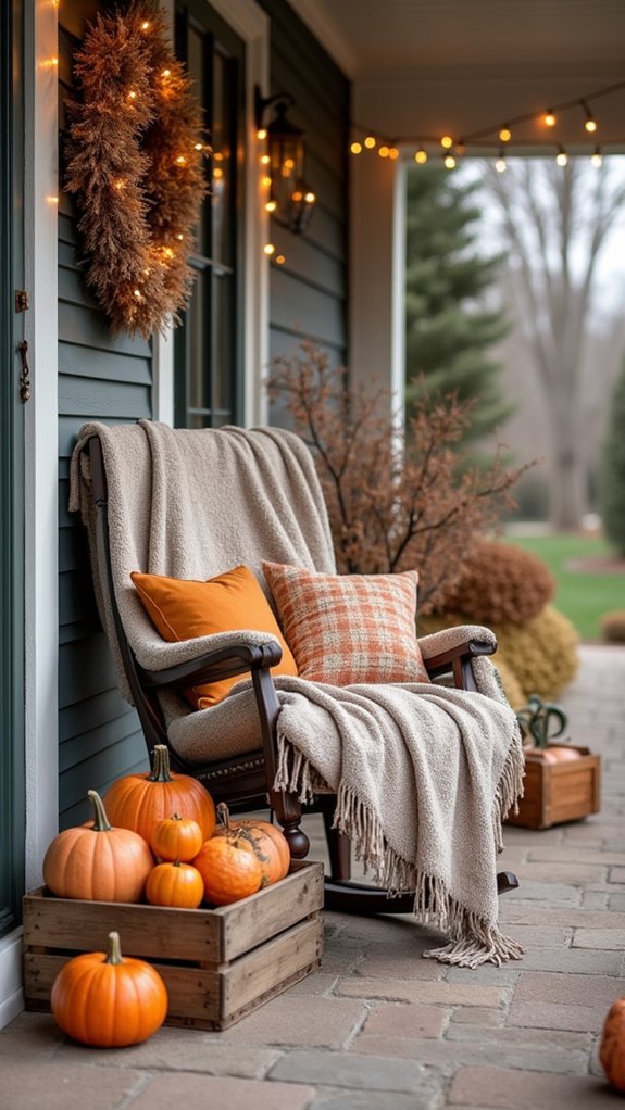 cozy autumn outdoor decor