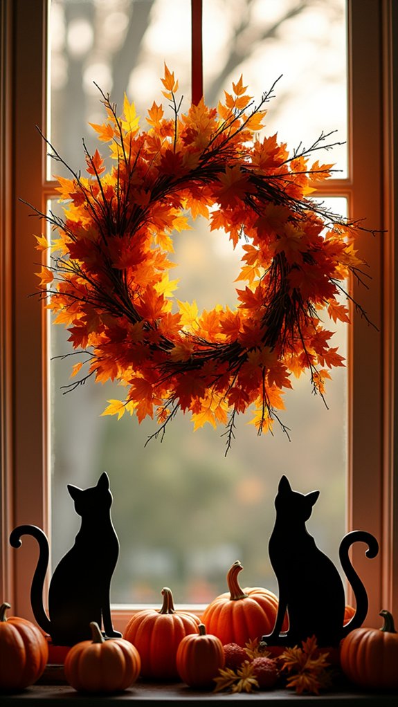 cozy autumn wreath decorations