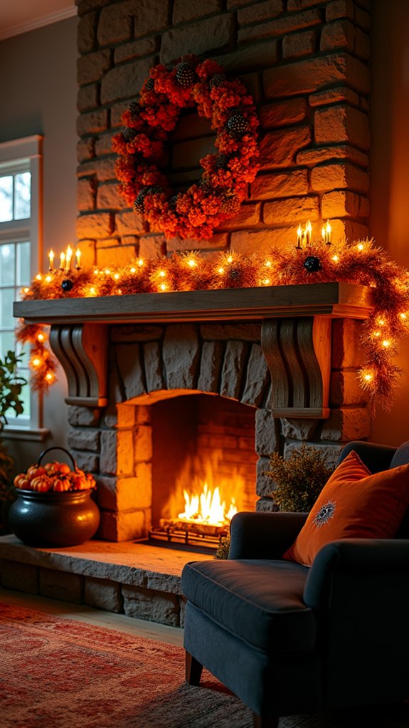 cozy flickering led ambiance