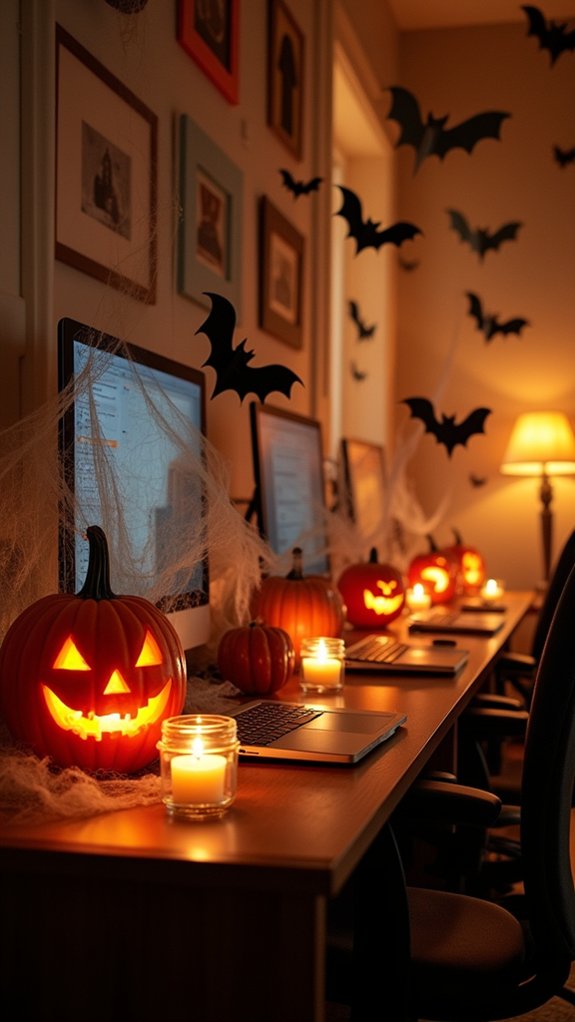 cozy pumpkin spice atmosphere
