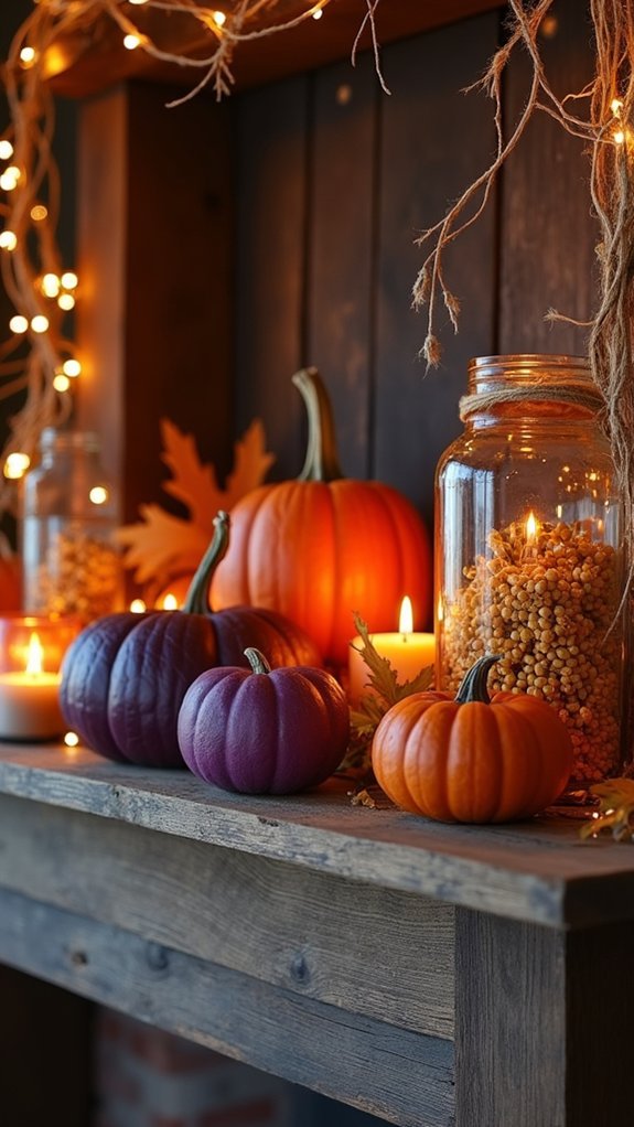 cozy rustic halloween decor
