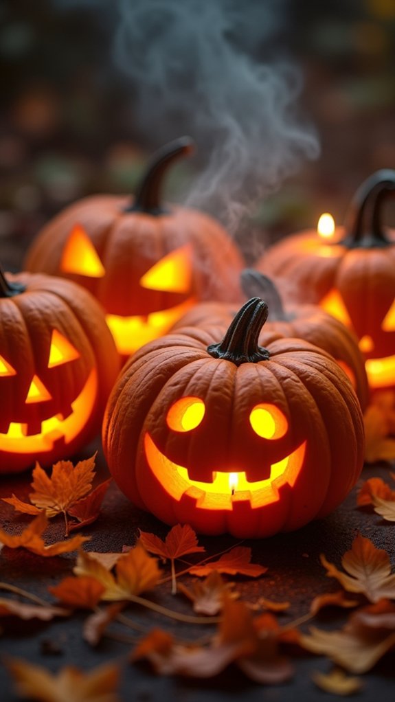 creative carved halloween lanterns