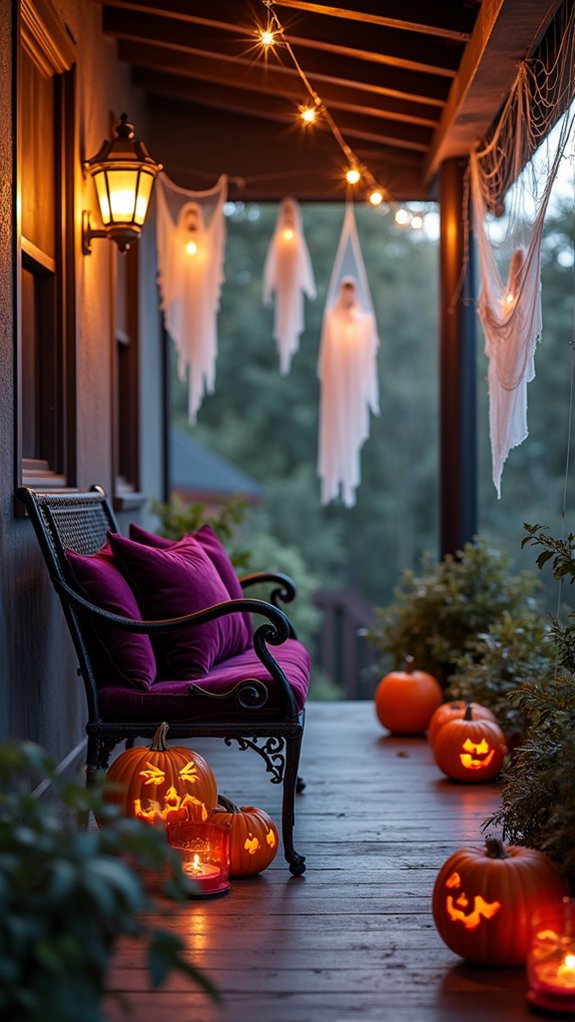 creative festive porch decorations