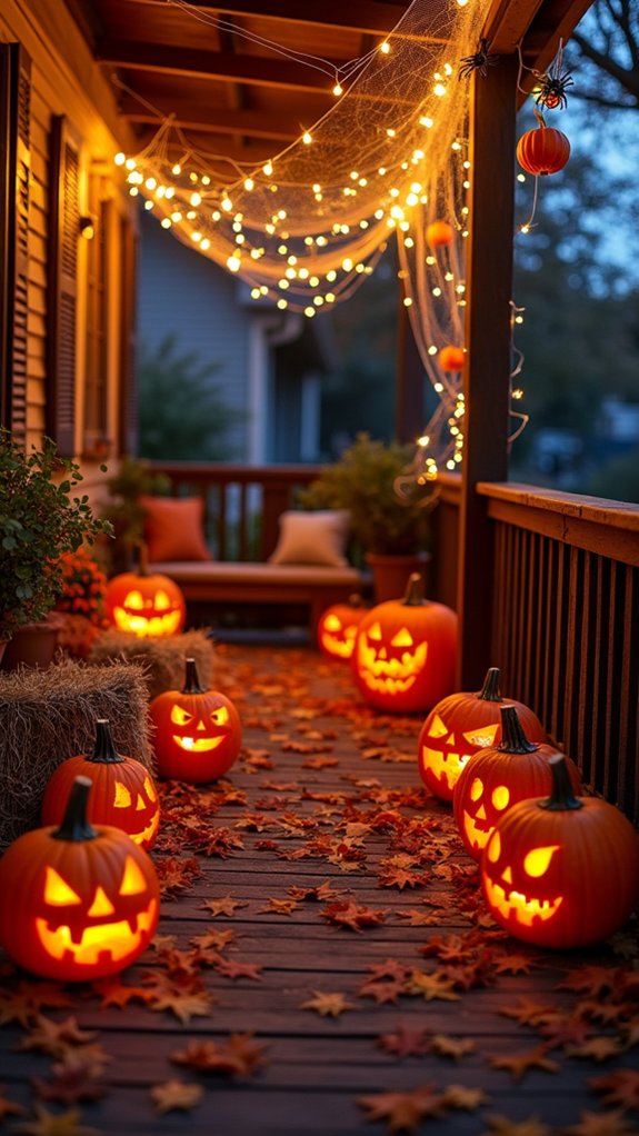 creative halloween pumpkin displays