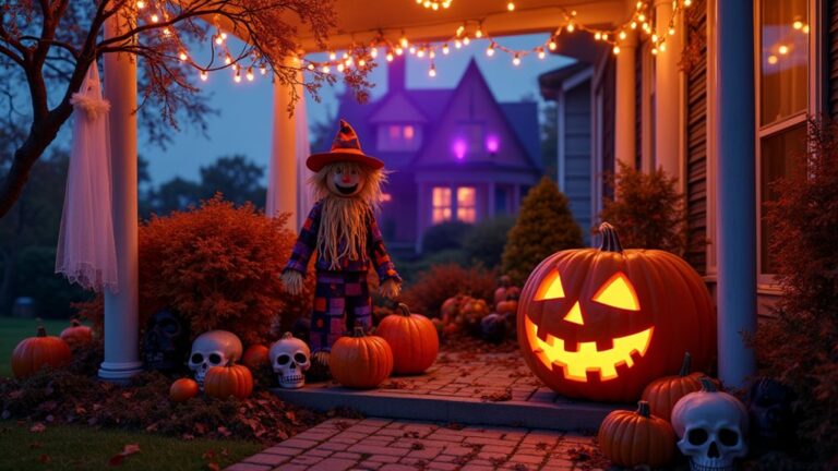 creative outdoor halloween decorations