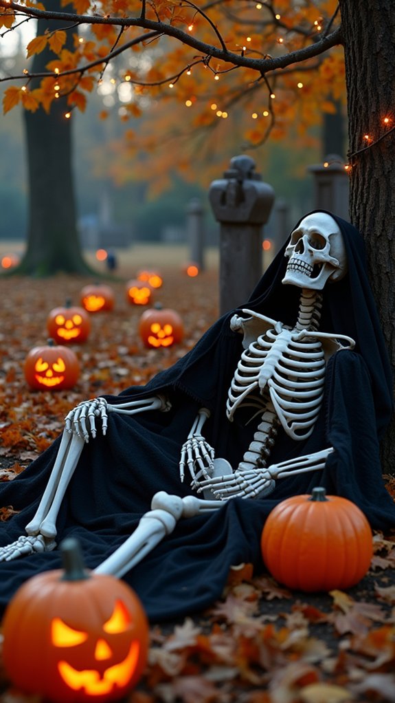 creative skeleton display ideas