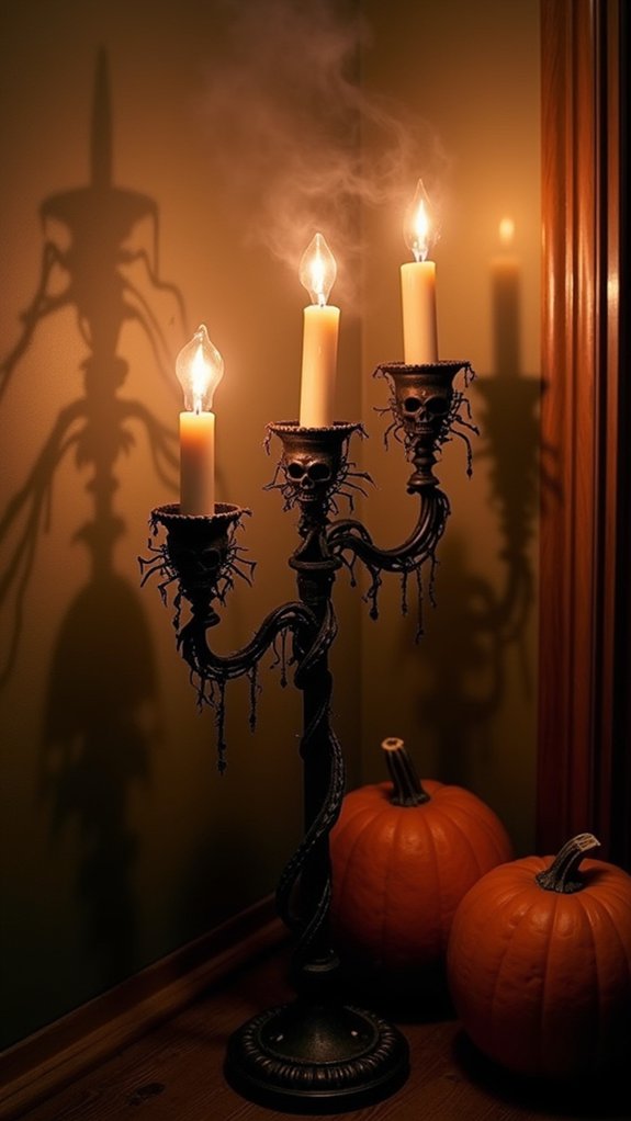 creepy candle holders collection