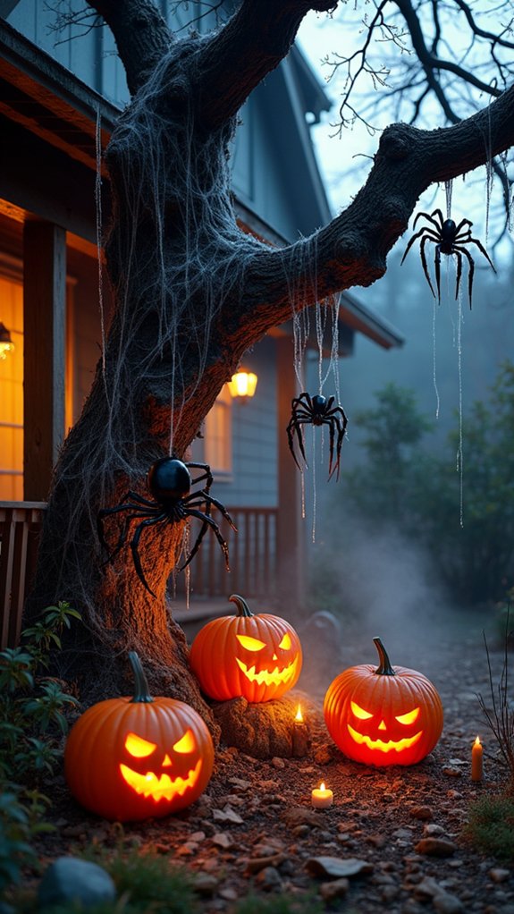 creepy cobwebs and spiders