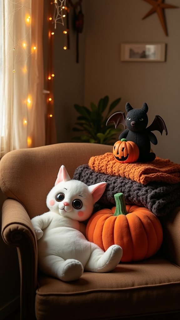 creepy cute halloween plush toys