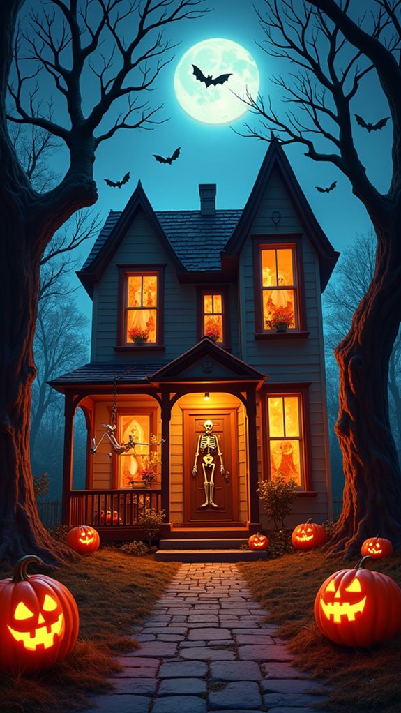 dynamic spooky halloween decor