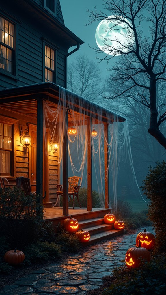 eerie abandoned halloween decorations