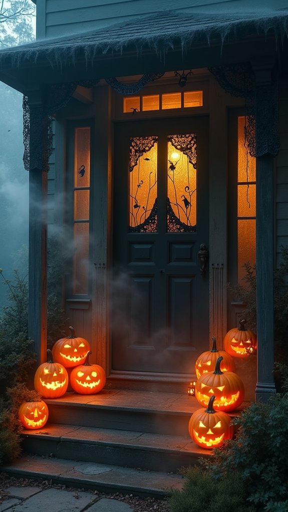 eerie fog enhances halloween atmosphere