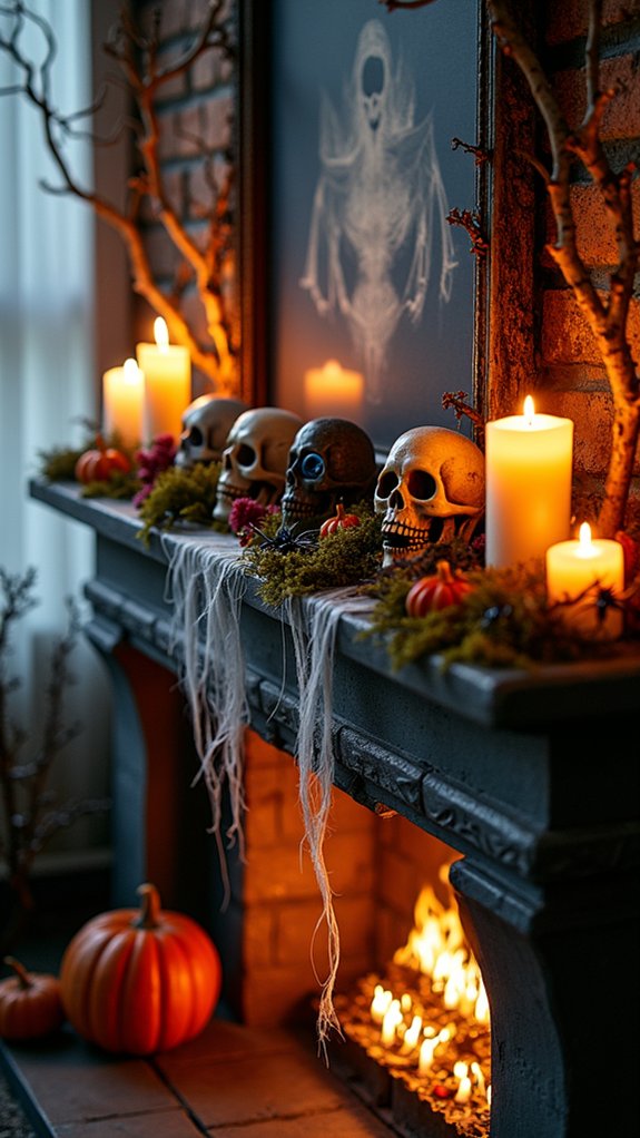 eerie halloween decor elements