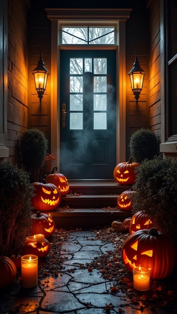 eerie lanterns create ambiance